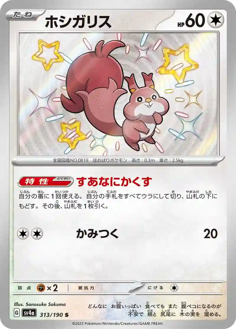 ホシガリス S