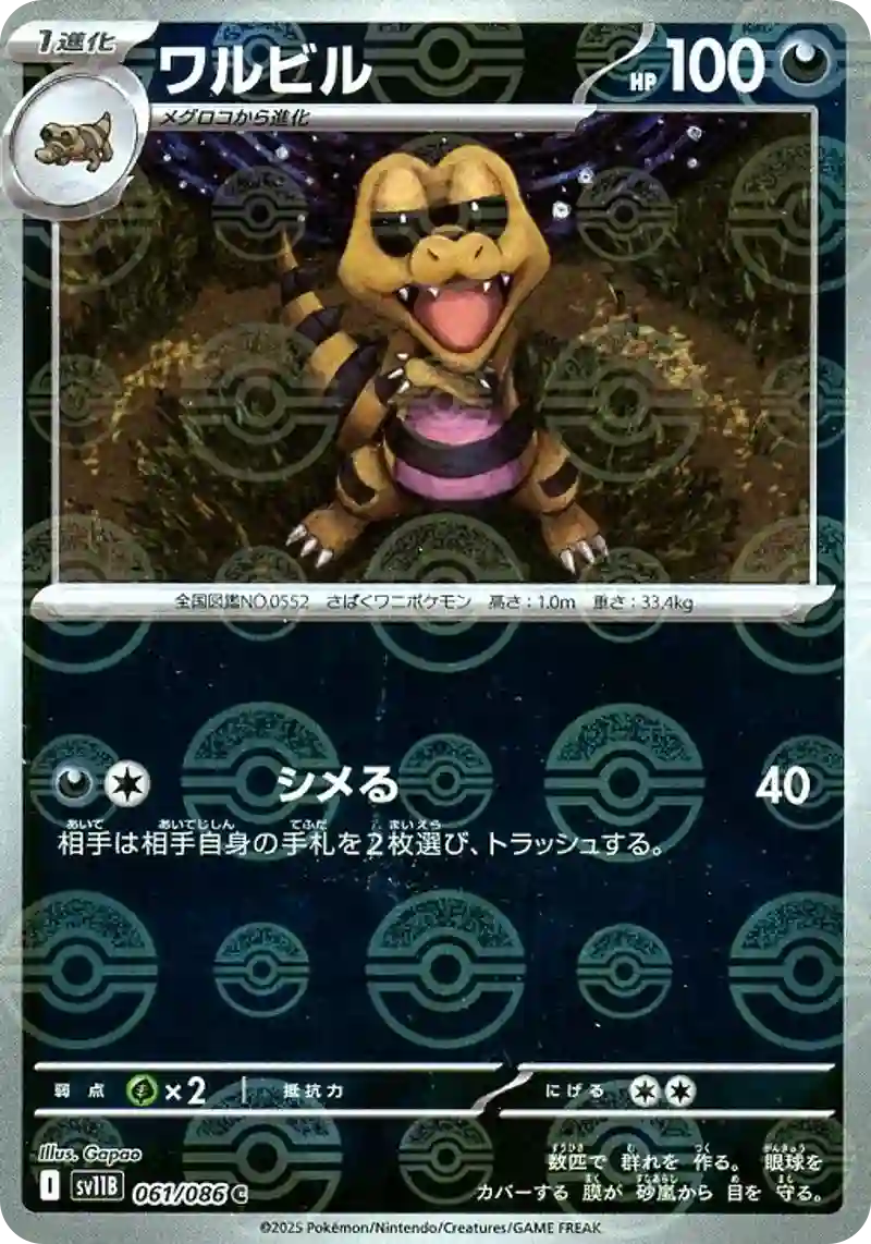 ワルビル モンスターボールミラー