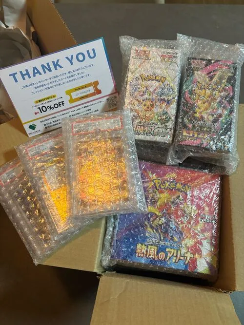 日本トレカセンター オリパ 発送実績 PSA10 ポケモンカード