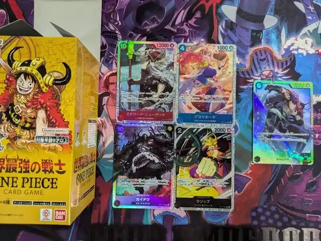 ワンピースカード 世界最強の戦士BOX開封画像